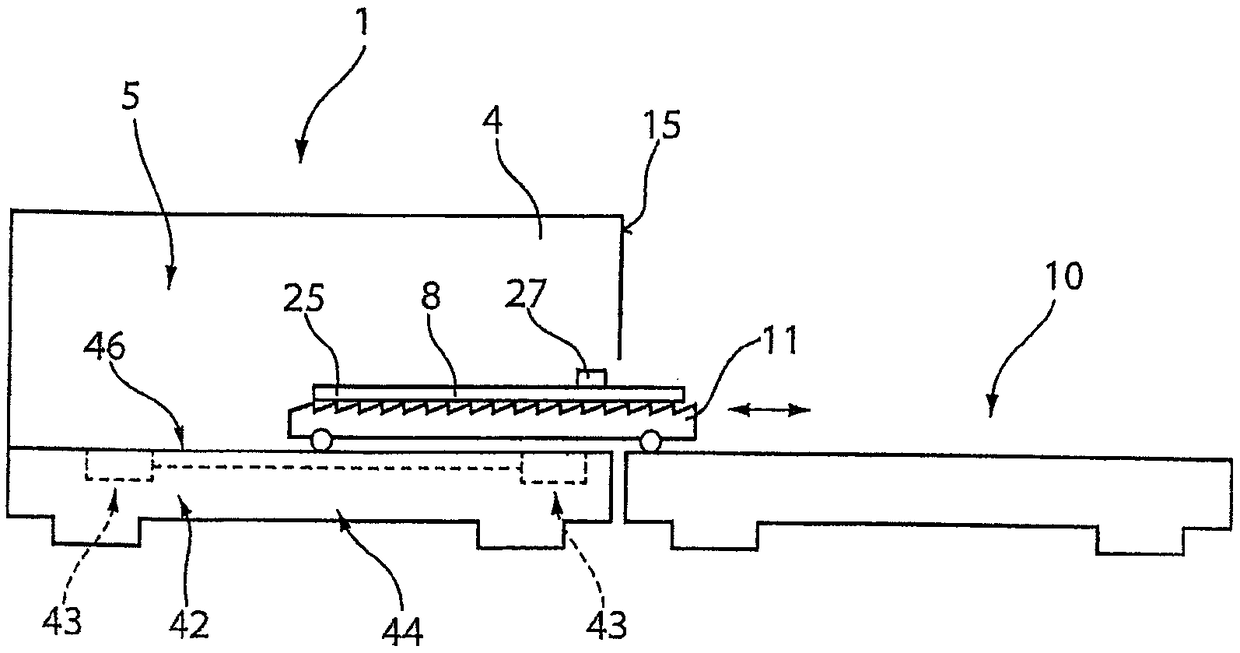 Method for the cutting processing of a panel-type material in a machine, and a machine for the cutting processing of the panel-type material, in particular for carrying out the method