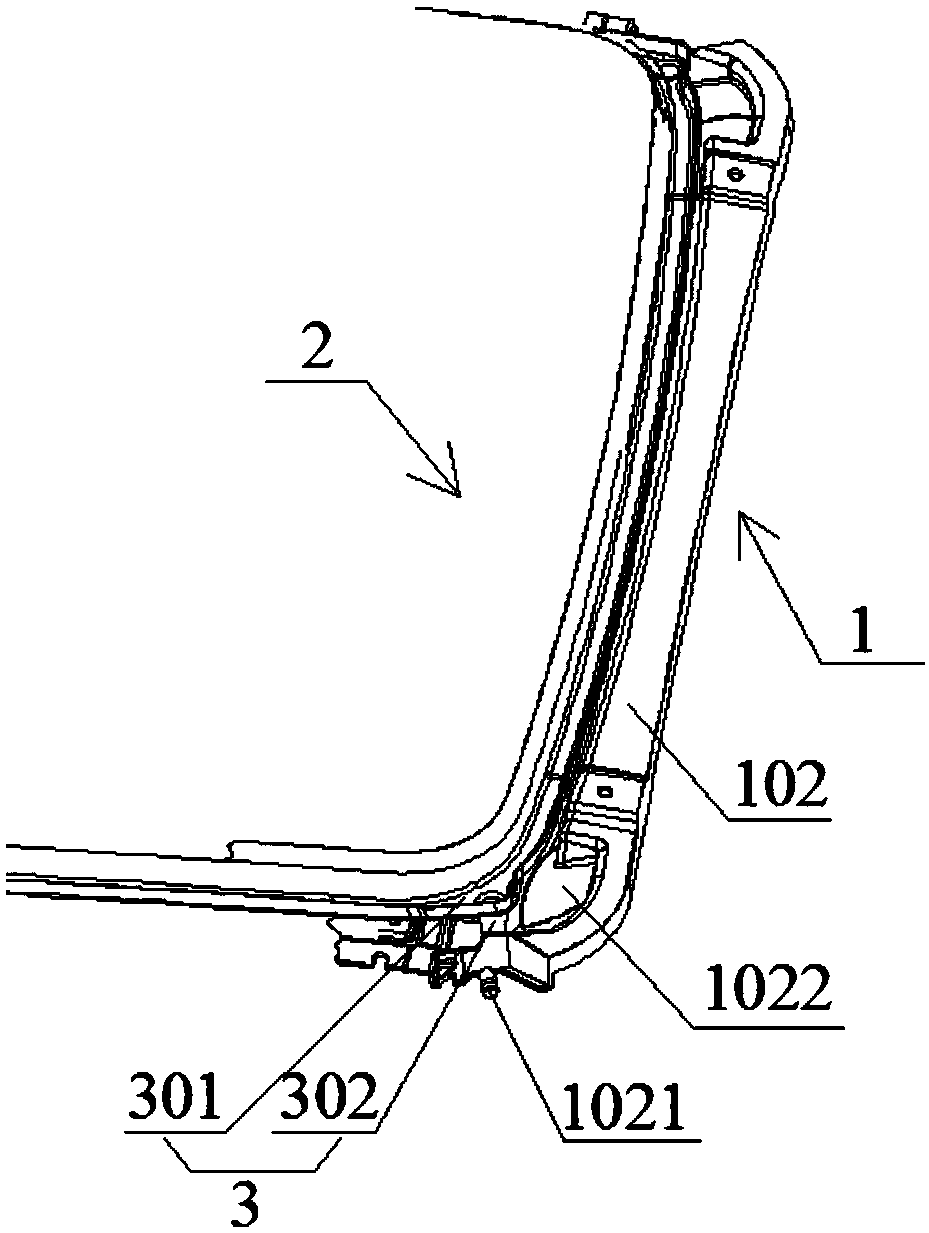 Sunroof structure and automobile