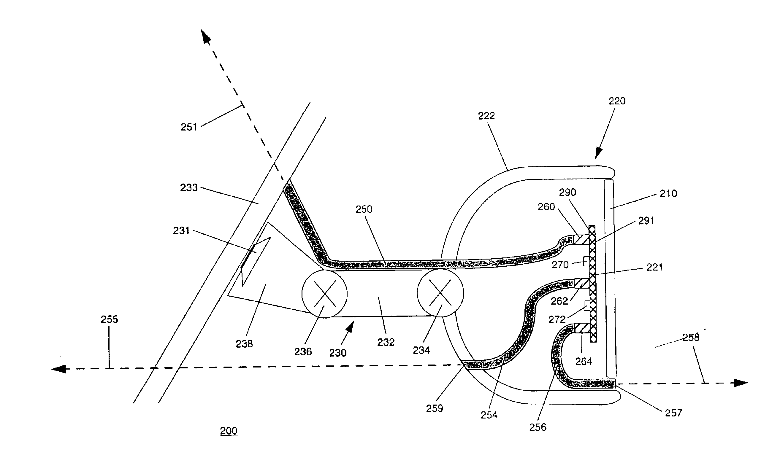 Vehicle mirror system with light conduiting member