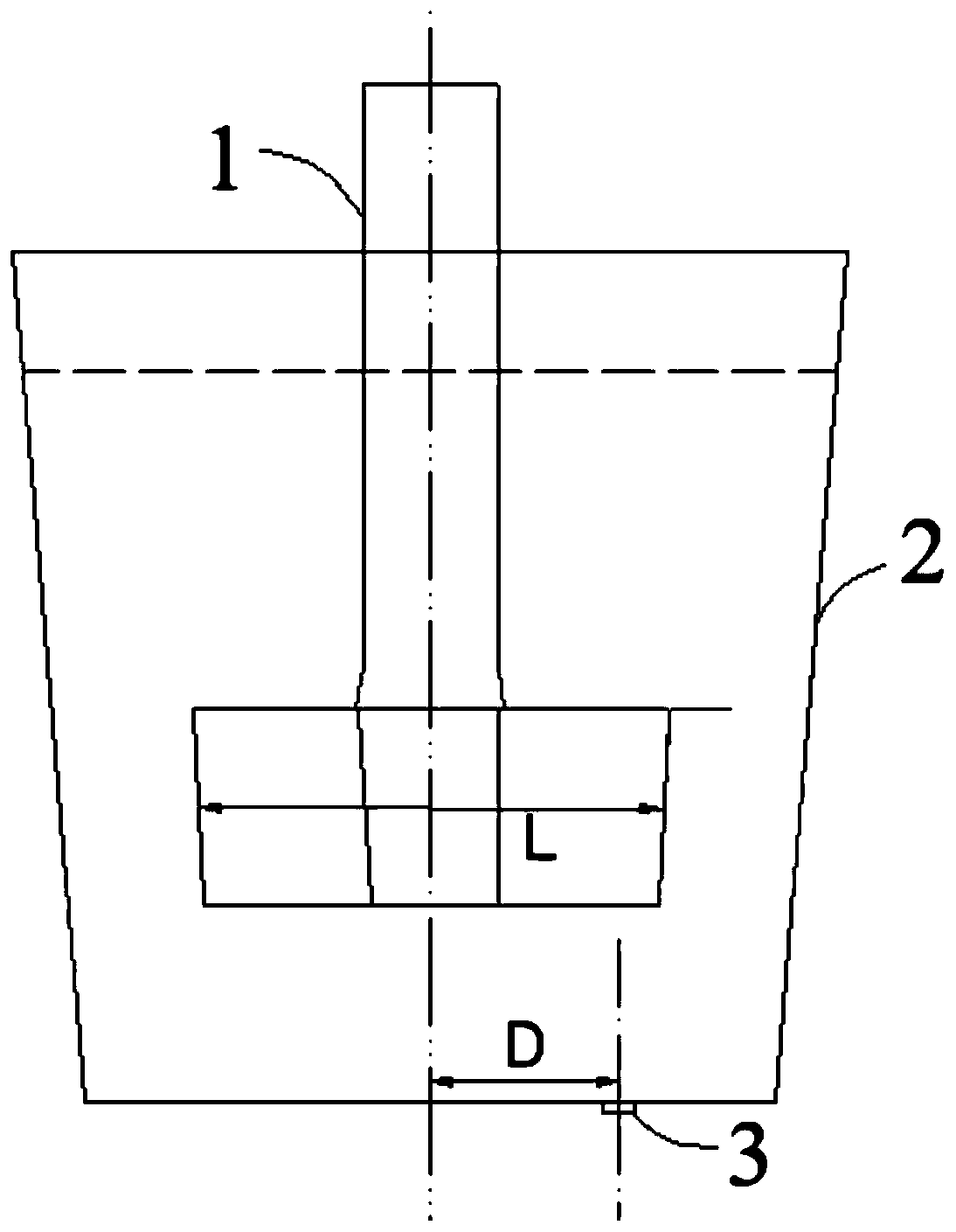 Molten iron mechanical stirring desulfurization method based on bottom blowing powder