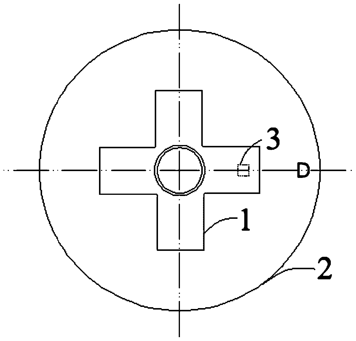 Molten iron mechanical stirring desulfurization method based on bottom blowing powder