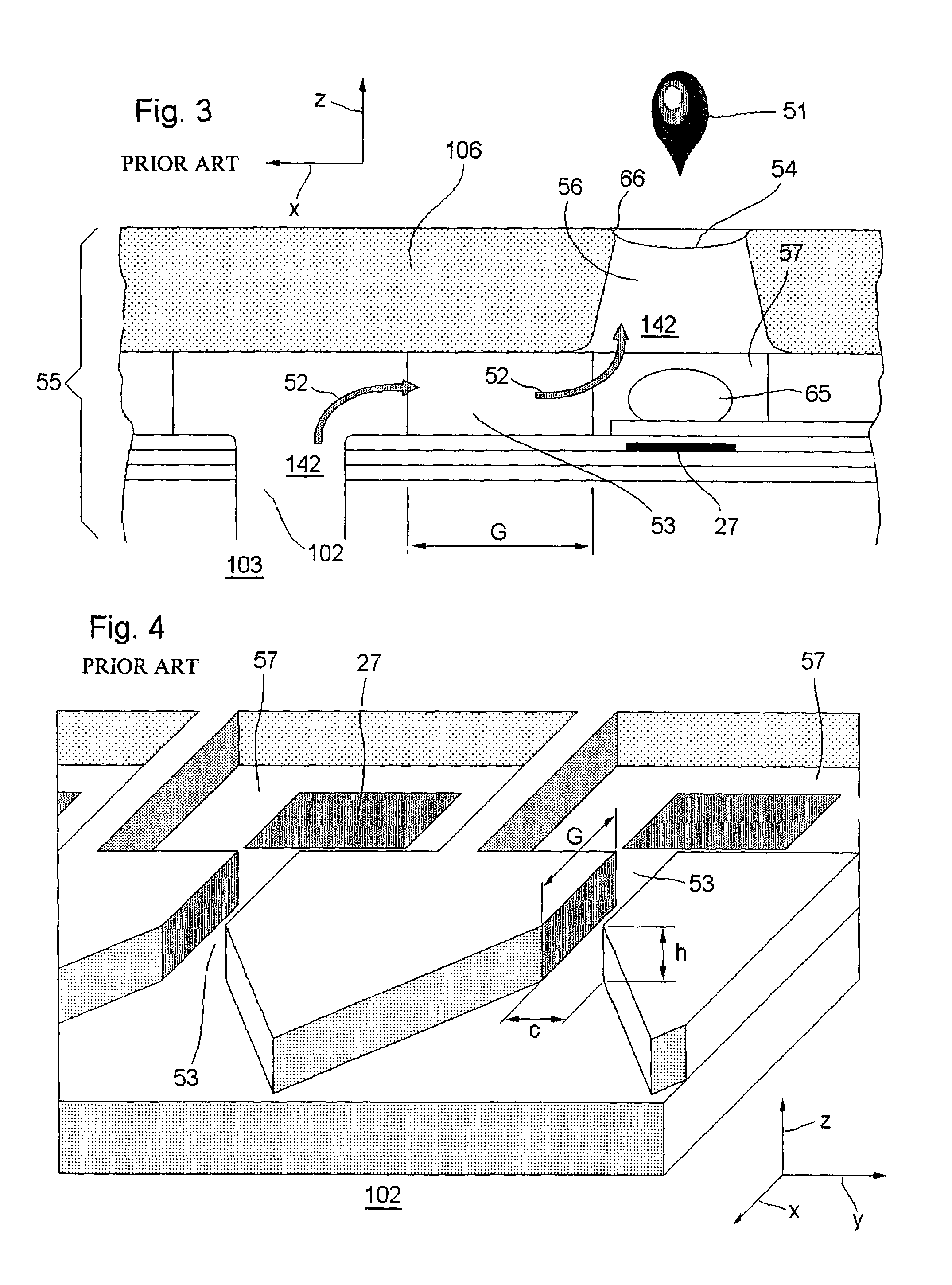 Monolithic printhead with multiple ink feeder channels and relative manufacturing process