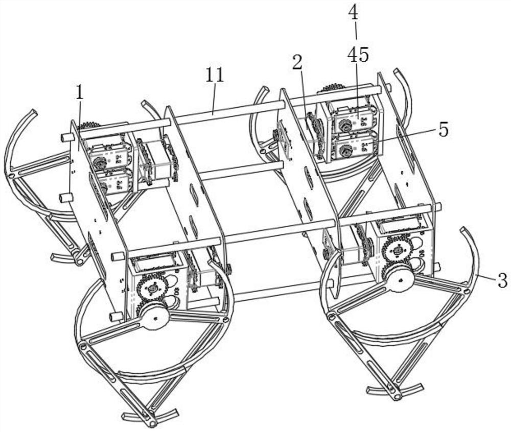 Metamorphic wheel foot type quadruped robot