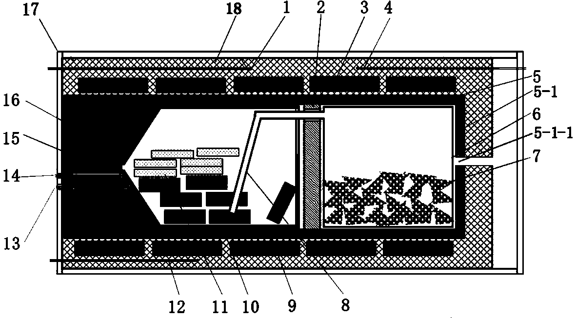 Method for continuous VGF crystal growth through rotation after horizontal injection synthesis