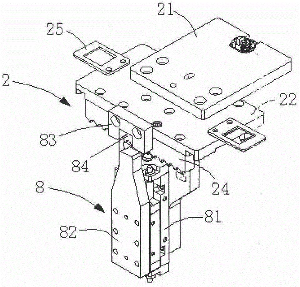 Circulating assembly device of automatic conveying equipment jig