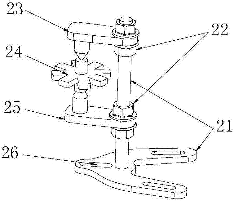 Experiment table for testing meshing characteristics of rotary fluid machinery