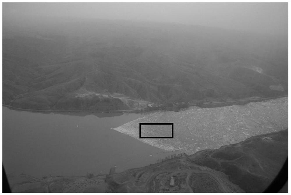 Yellow River ice dam image feature recognition method
