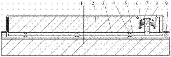 Glass welded double-vacuum-layer composite vacuum plate with getter and production method thereof