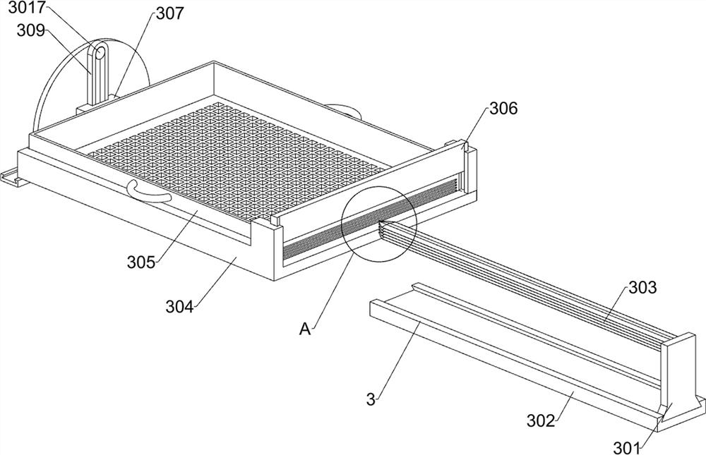 Mica sheet iron removal device capable of thoroughly removing iron