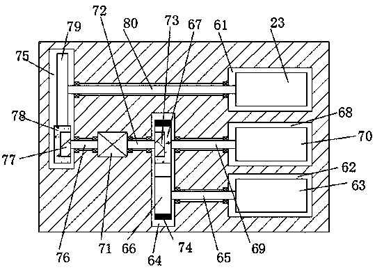 Wood fumigation dyeing device