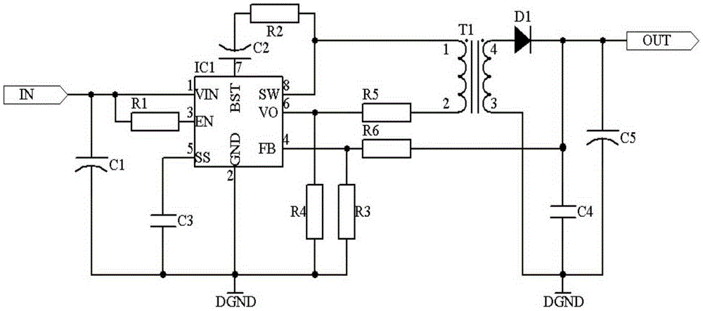 High-voltage drive dedicated power supply for piezoelectric smart valve positioners