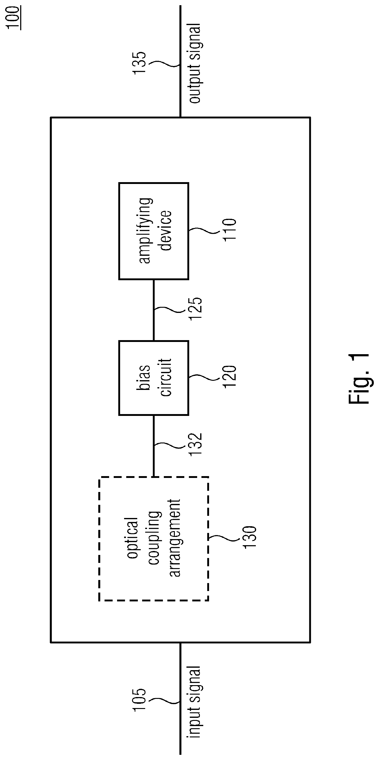 Amplifier, circuit for trimming a bias voltage, method for amplifying an input signal and method for trimming a bias voltage