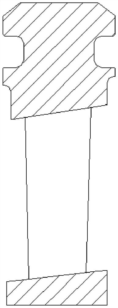 Method for correcting influence of blade end rounding on flow