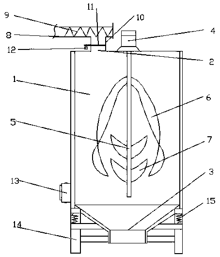 Reaction device with improved structure for producing desulfurizer