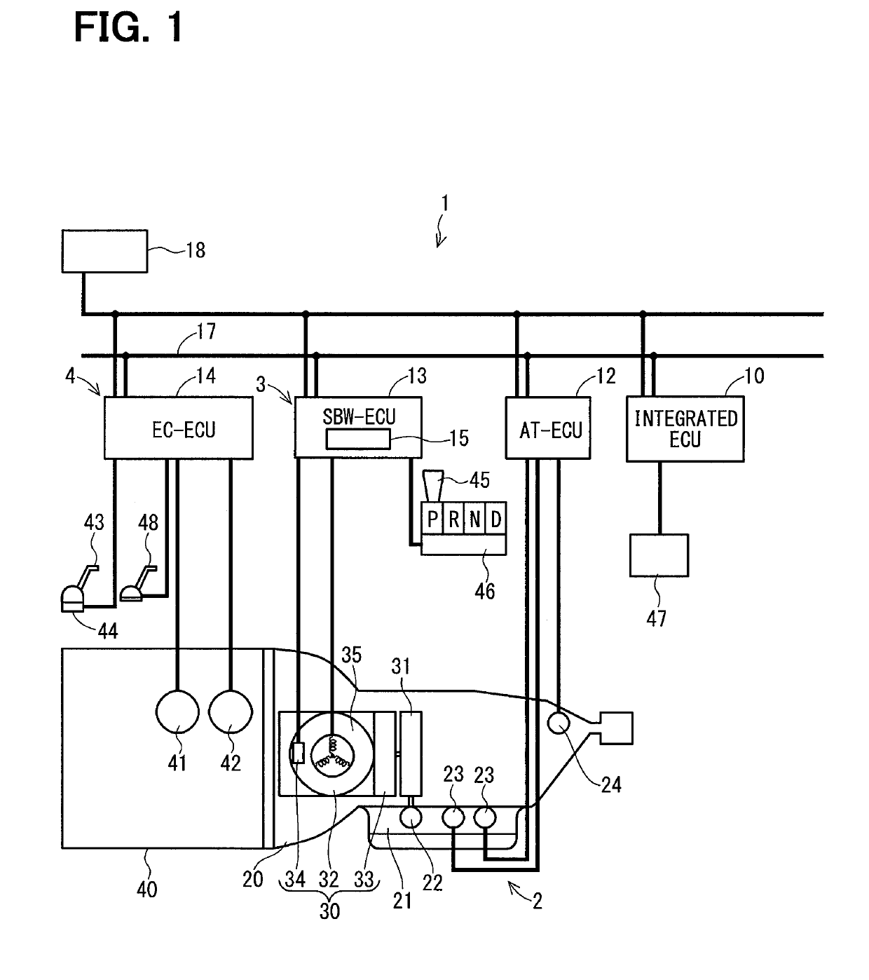 Shift-by-wire system