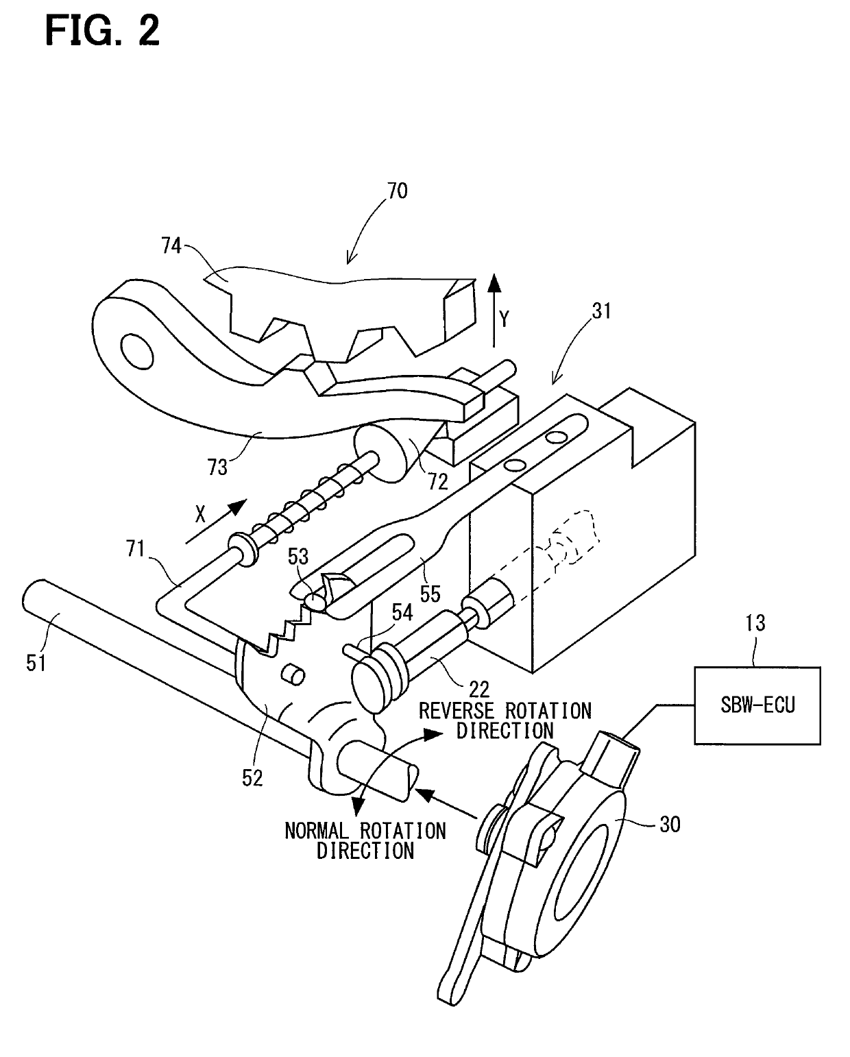 Shift-by-wire system