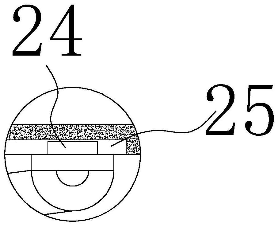 A forging device for aluminum products with protective function