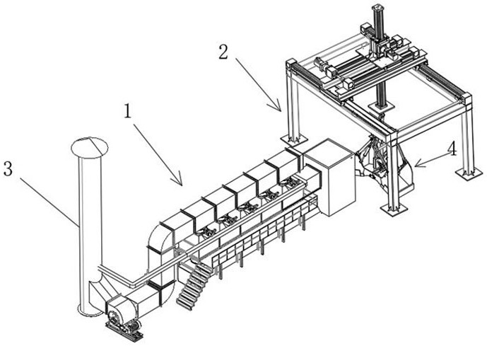 Garden plant miscellaneous leaf cleaning and incinerating device