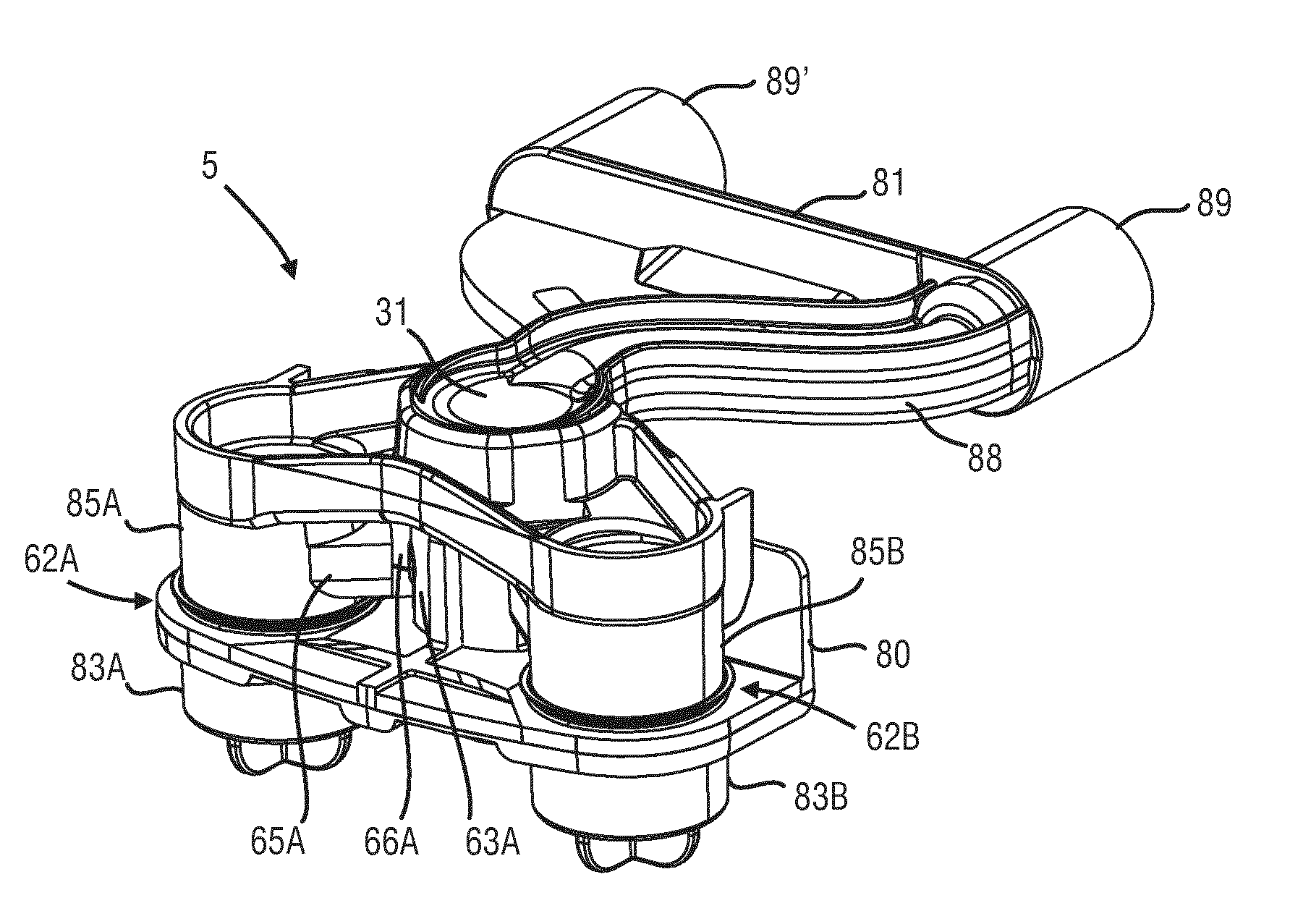 Device for frothing a liquid