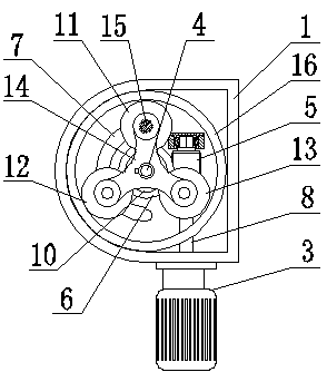 Flip folding device for mobile early warning radar antenna array