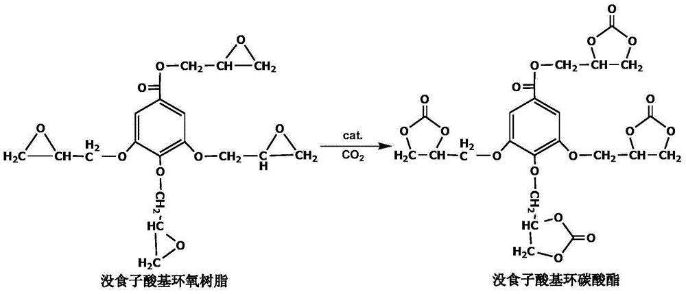 Gallate base cyclic carbonate, non-isocyanate polyurethane and preparation method thereof