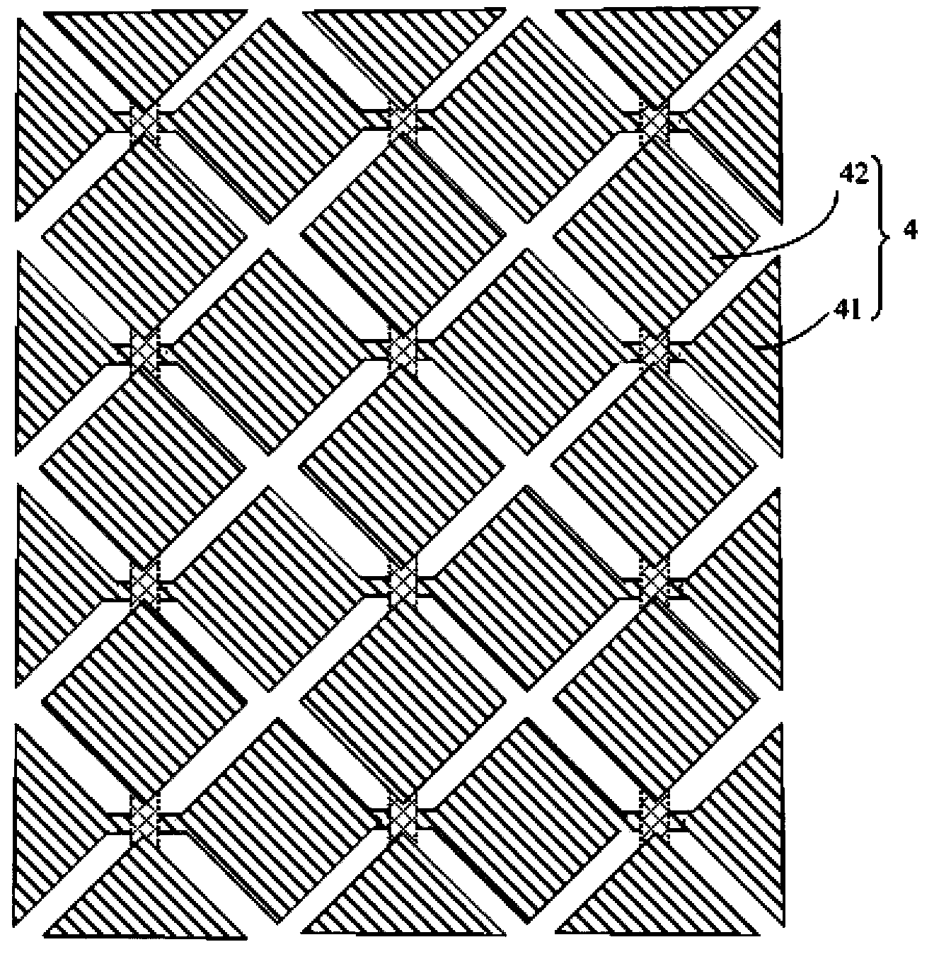 Capacitive touch screen and manufacturing method