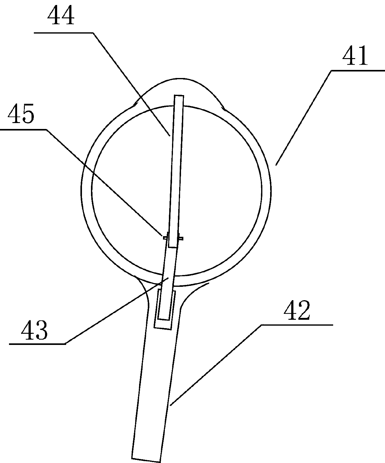 An automatic line pulling alarm and throwing rod