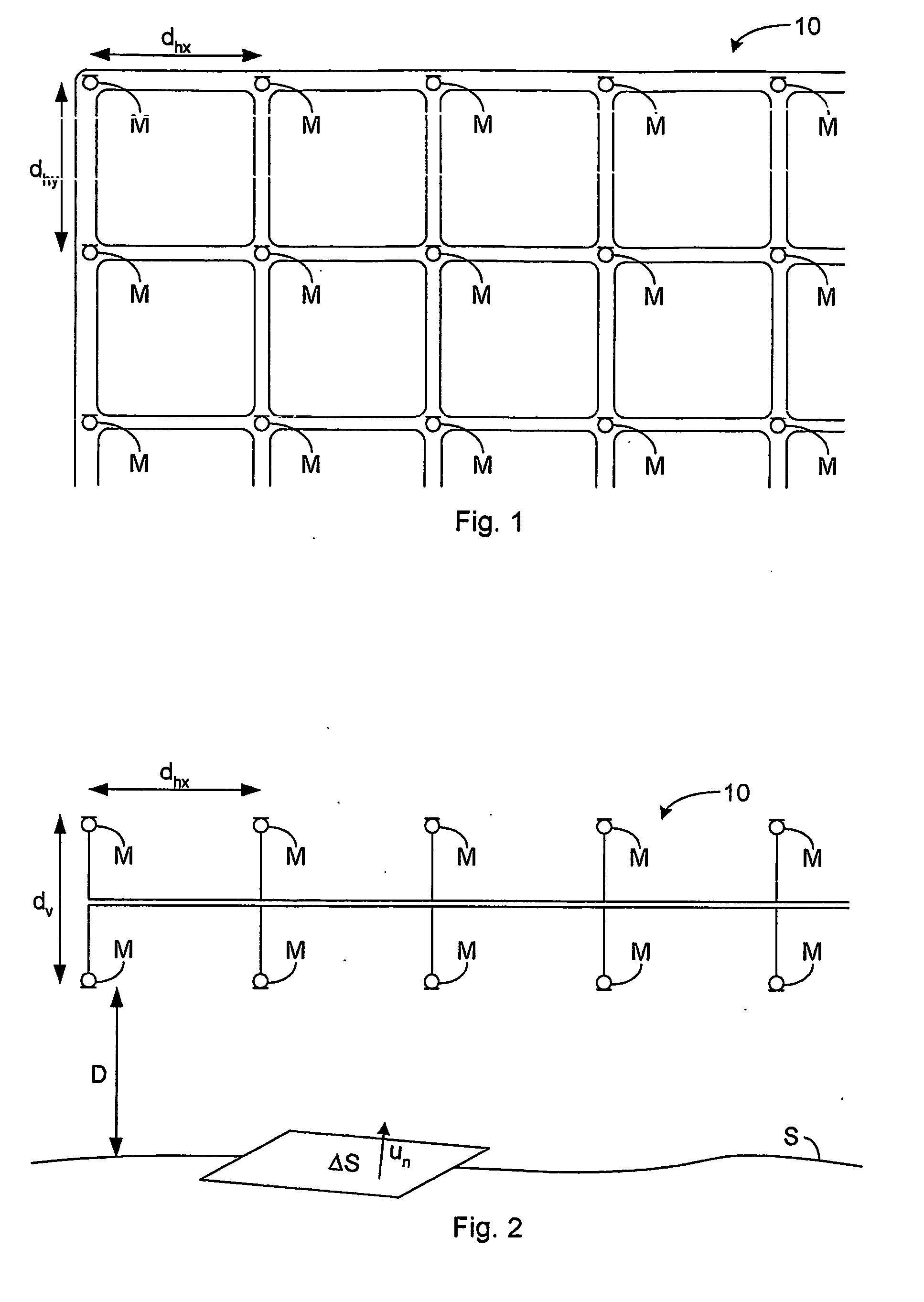 Method of determining the sound pressure resulting from a surface element of a sound emitting device