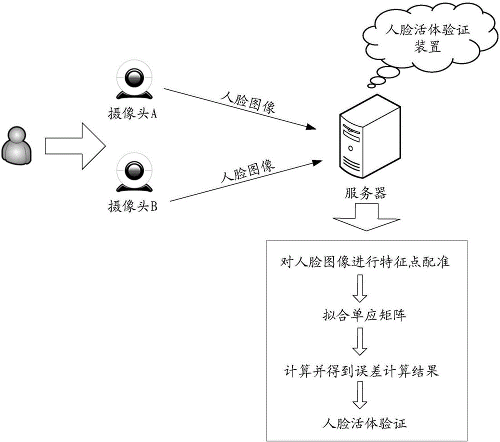 Face in-vivo validation method and device