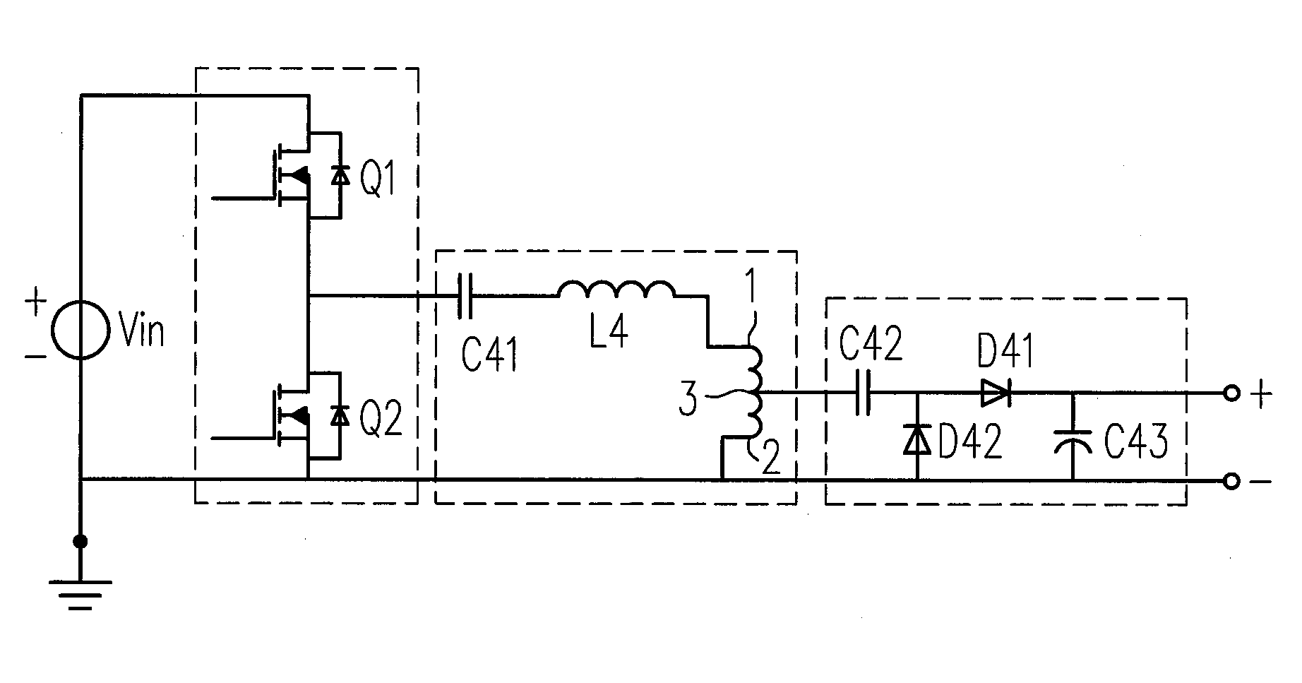 Non-isolated resonant converter
