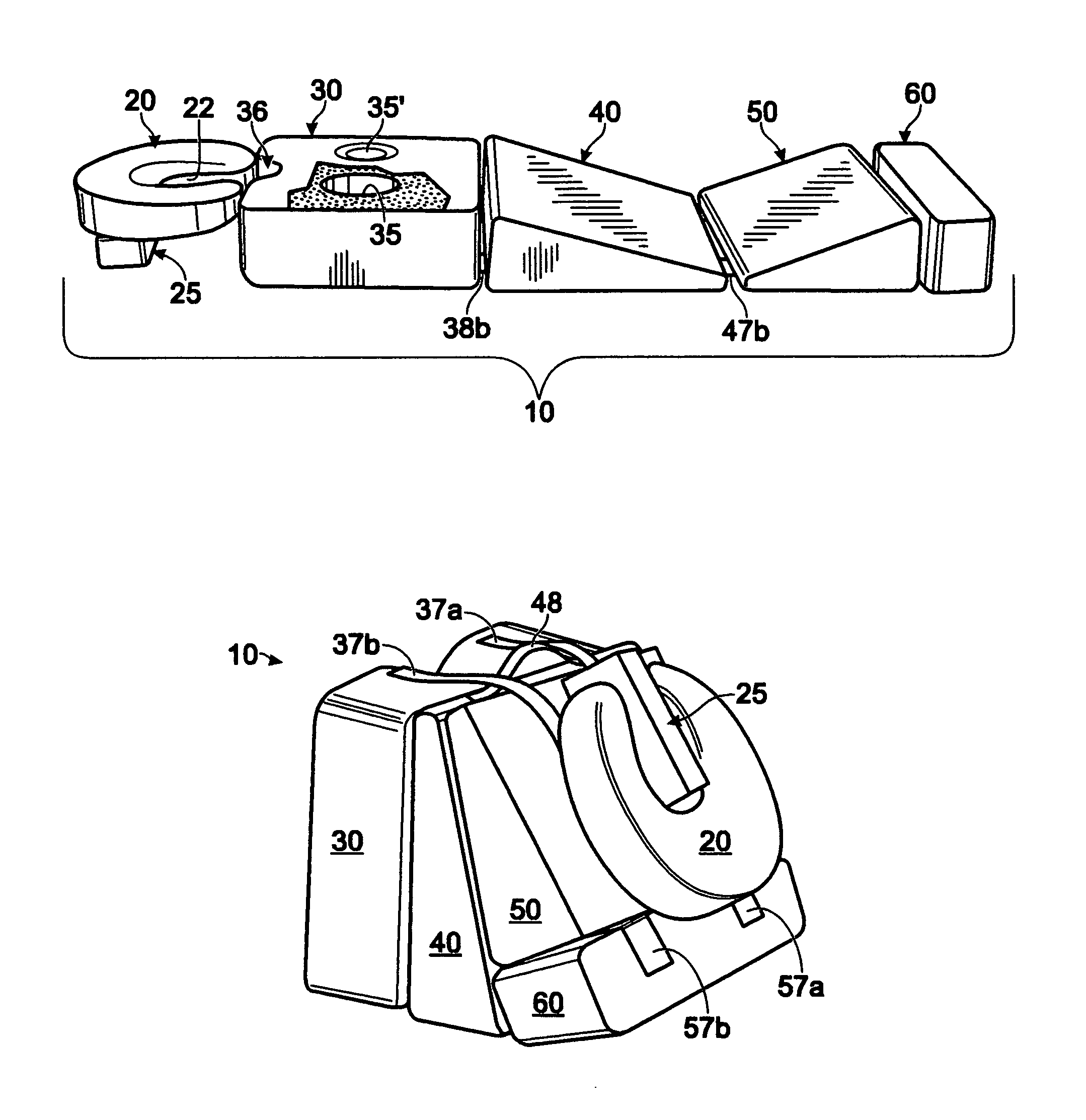 Cushion set for positioning a human body