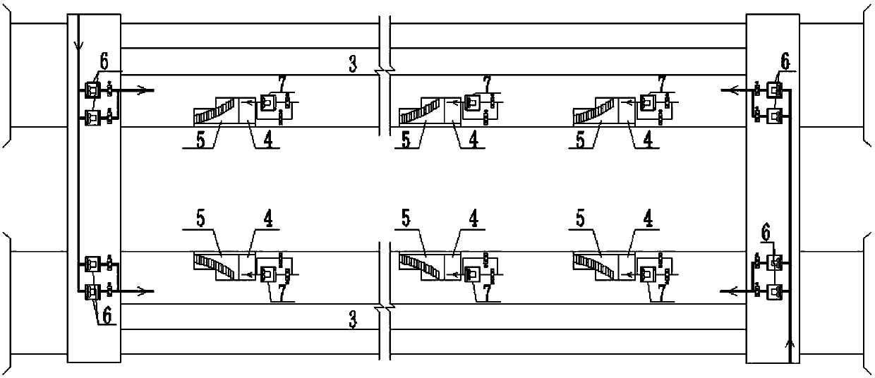 Ventilation method for ensuring positive pressure of lower evacuation channel of long and large shield tunnel