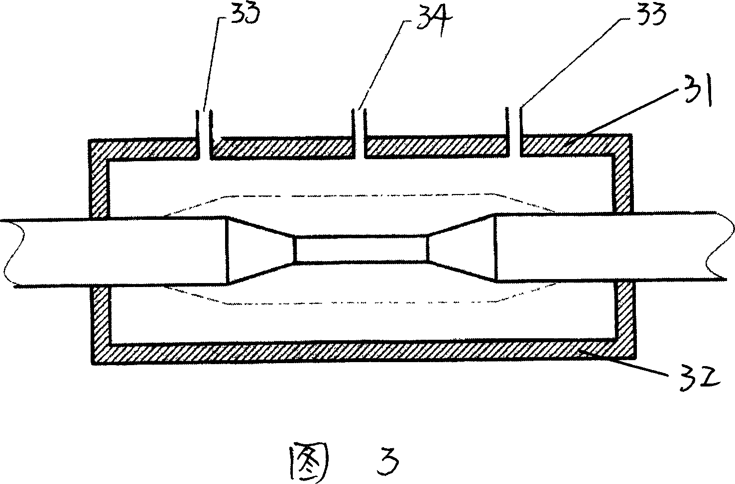 Switching method and mould for crosslinked polyethylene insulated power cable
