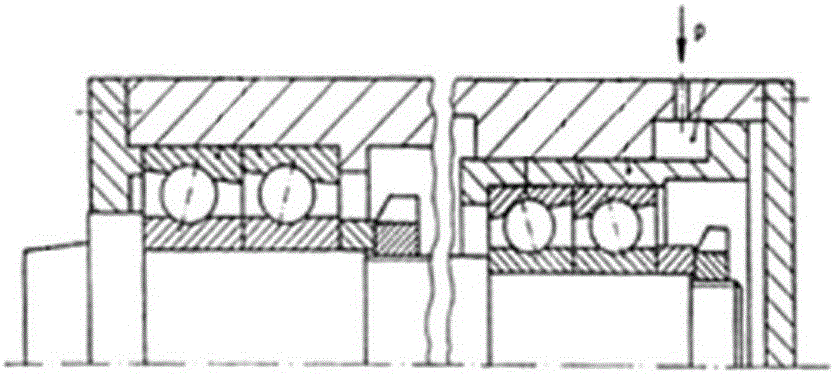 Machine tool spindle system provided with pretightening force adjusting device