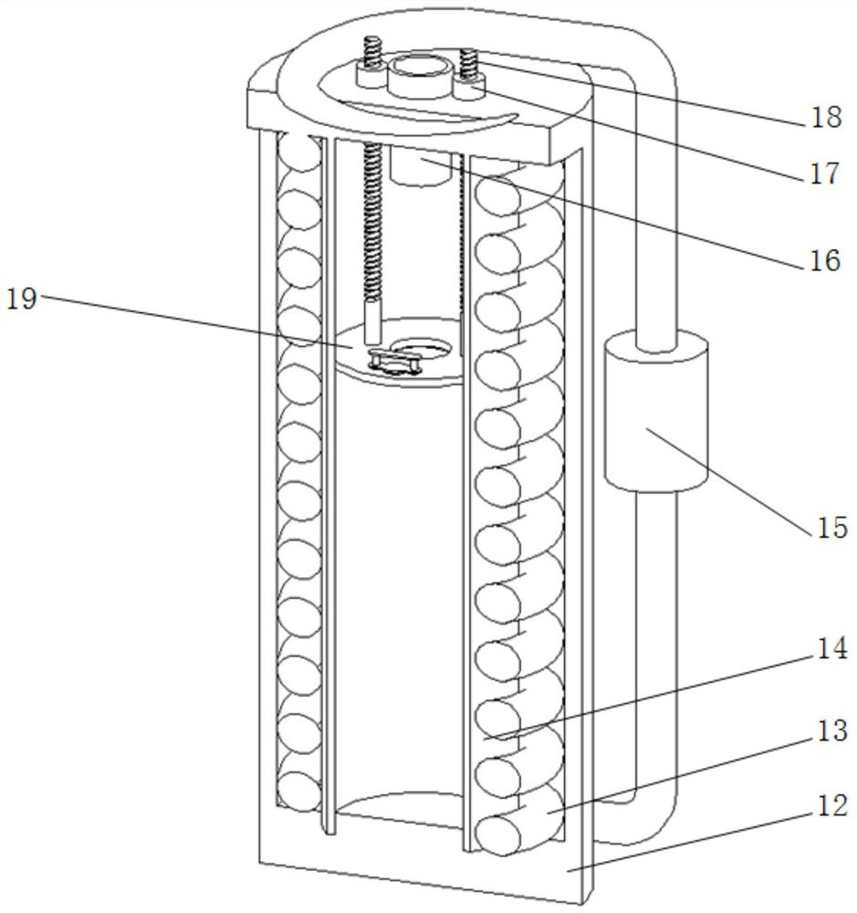 An environmental geological exploration sample storage device