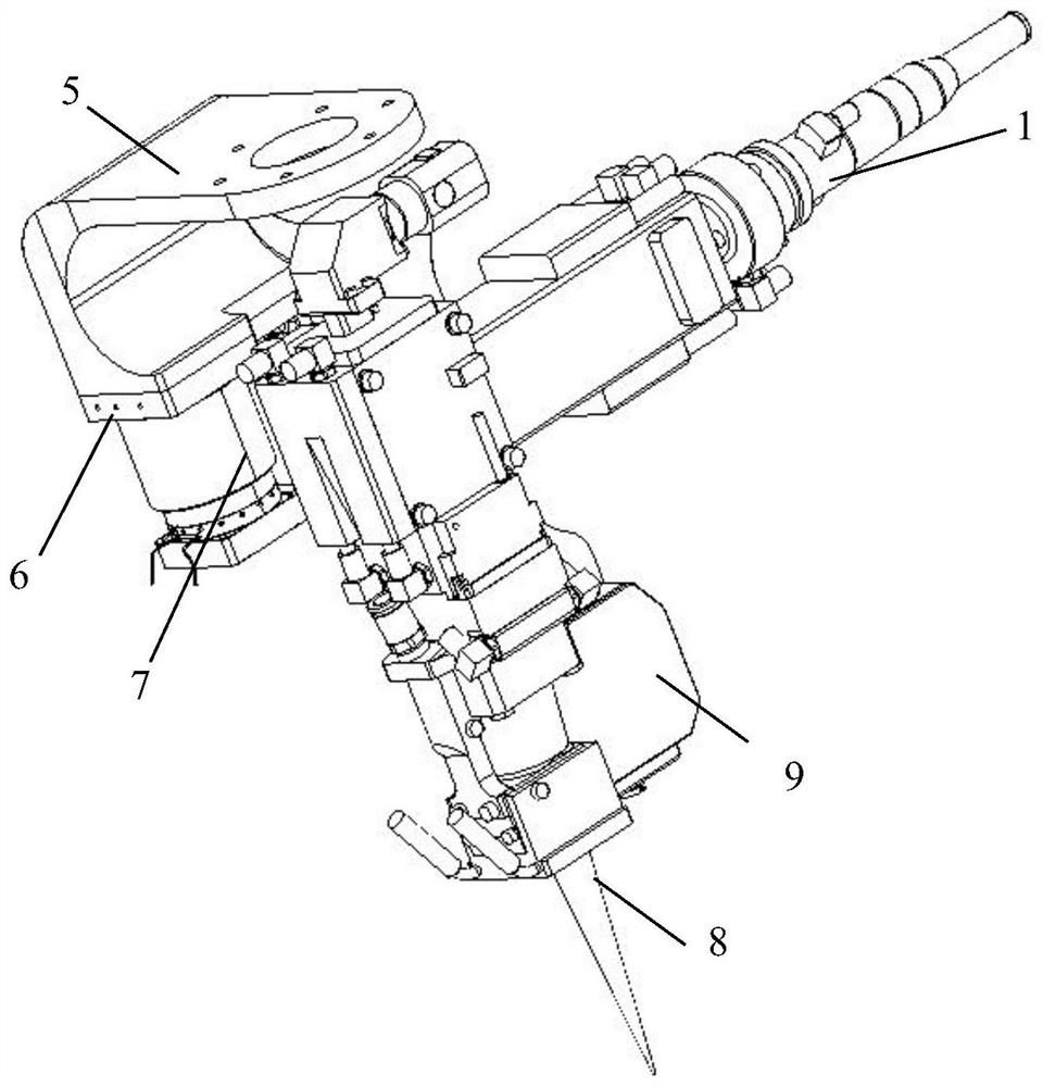 High-speed welding macro-micro robot composite welding seam tracking system