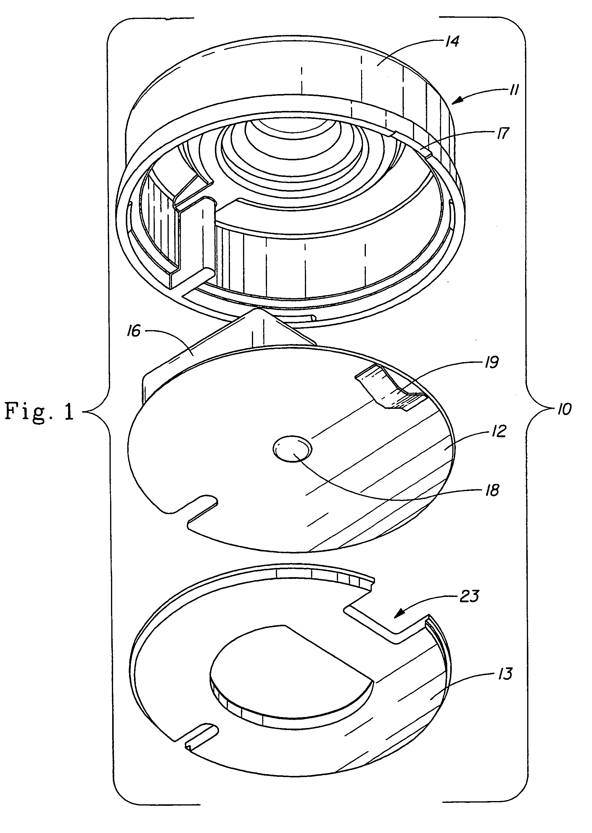 Battery having a housing for electronic circuitry