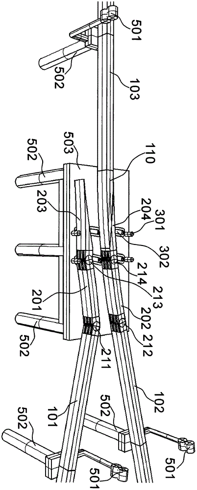 Rail changing device and method for straddle-type monorail rails and rail