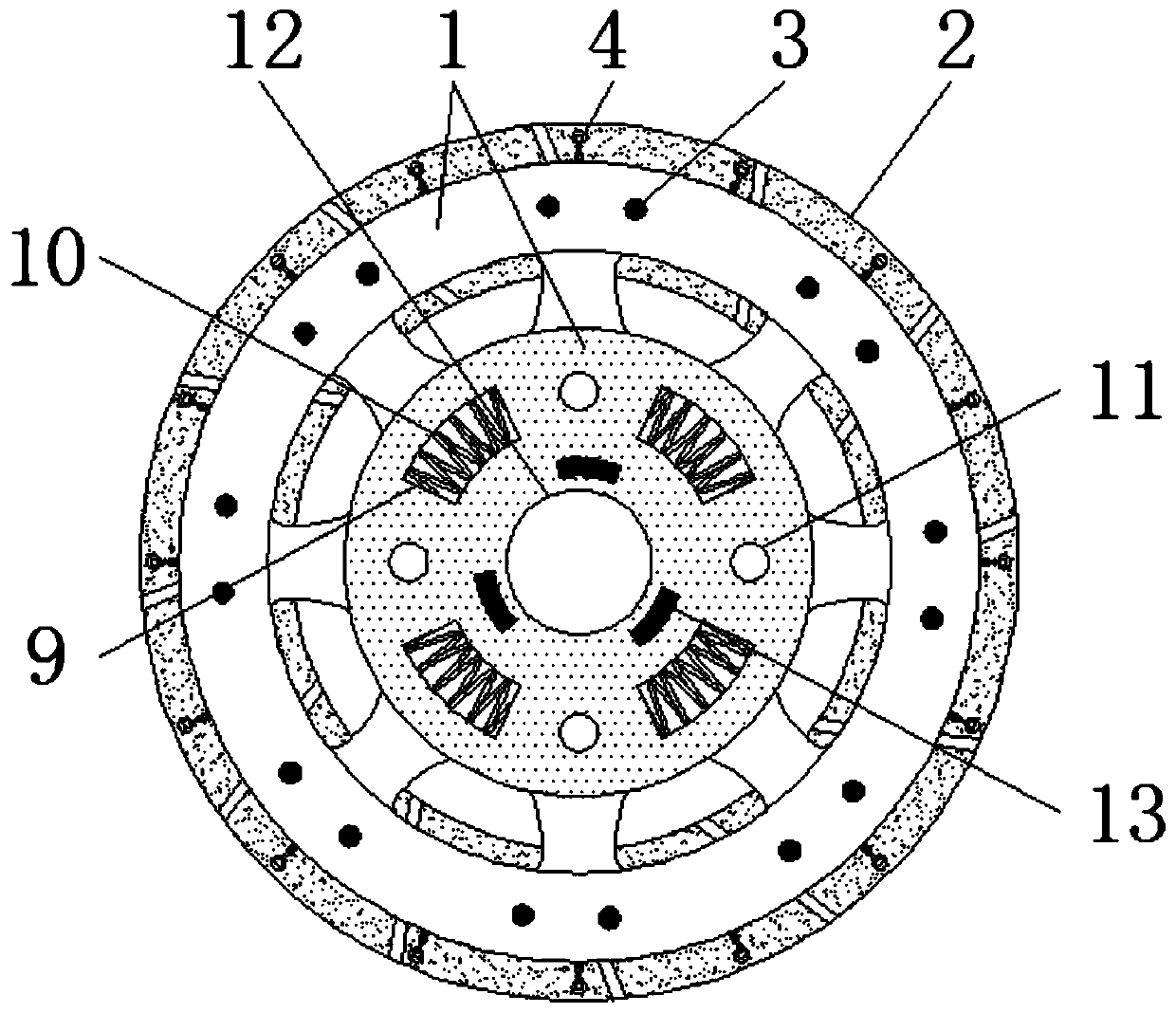 Novel nonlinearity wrench transmission clutch driven plate assembly