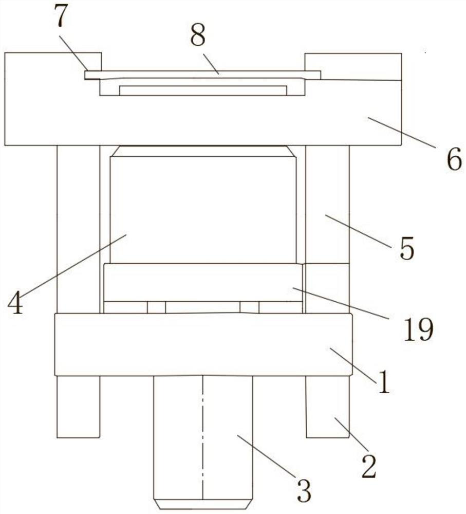 Special-shaped curved surface metal sheet forming device and process