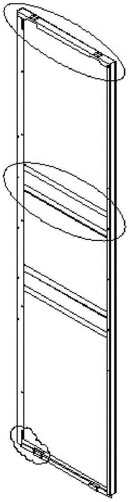 Door plank structure