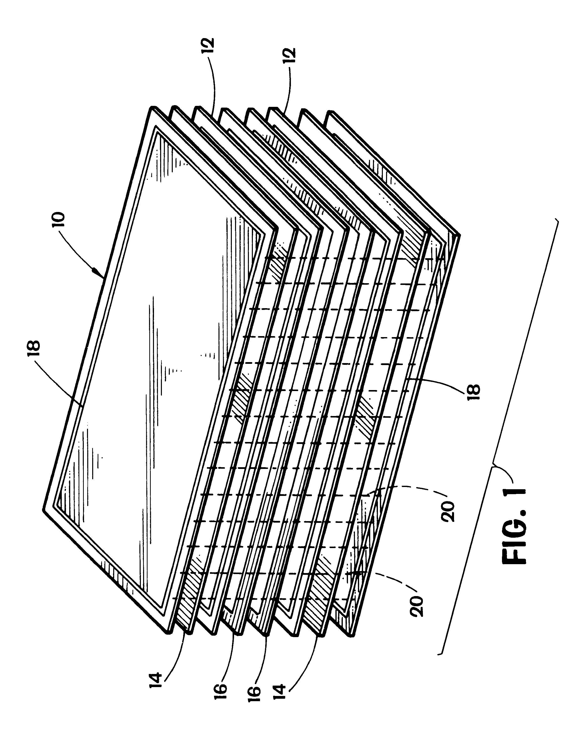 Substrate for reducing electromagnetic interference and enclosure