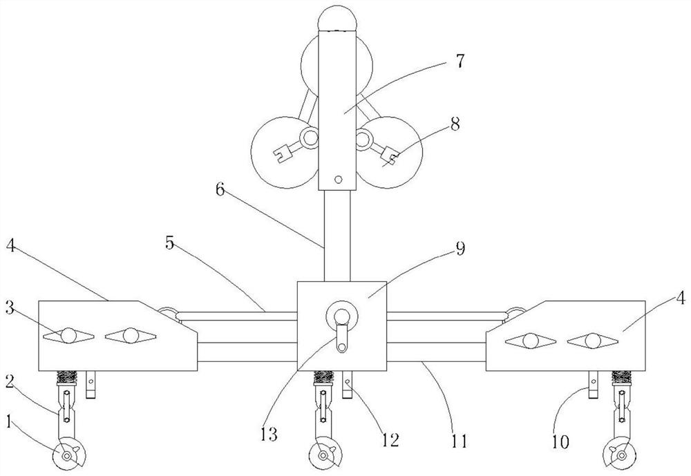 Safe transfer device for glass production