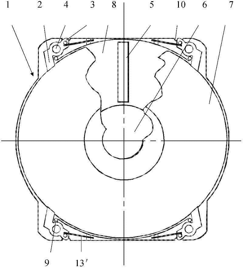 Single side disc protecting box and optical disc read-write apparatus matching therewith