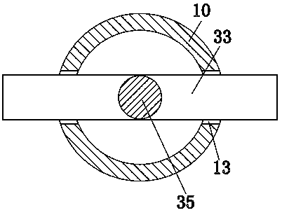 Free-particle skin cutting device and application method thereof