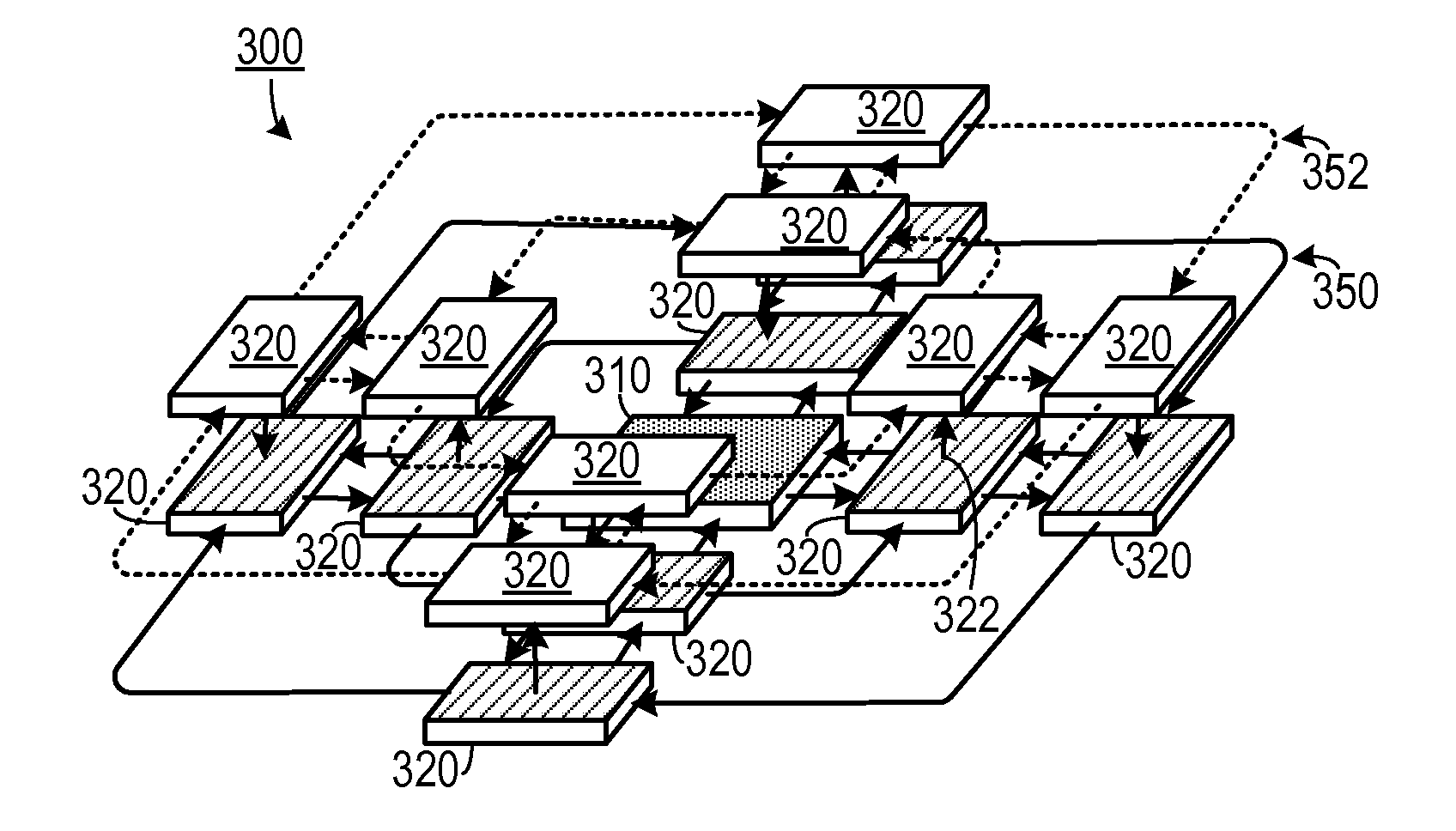 Spider Web Interconnect Topology Utilizing Multiple Port Connection