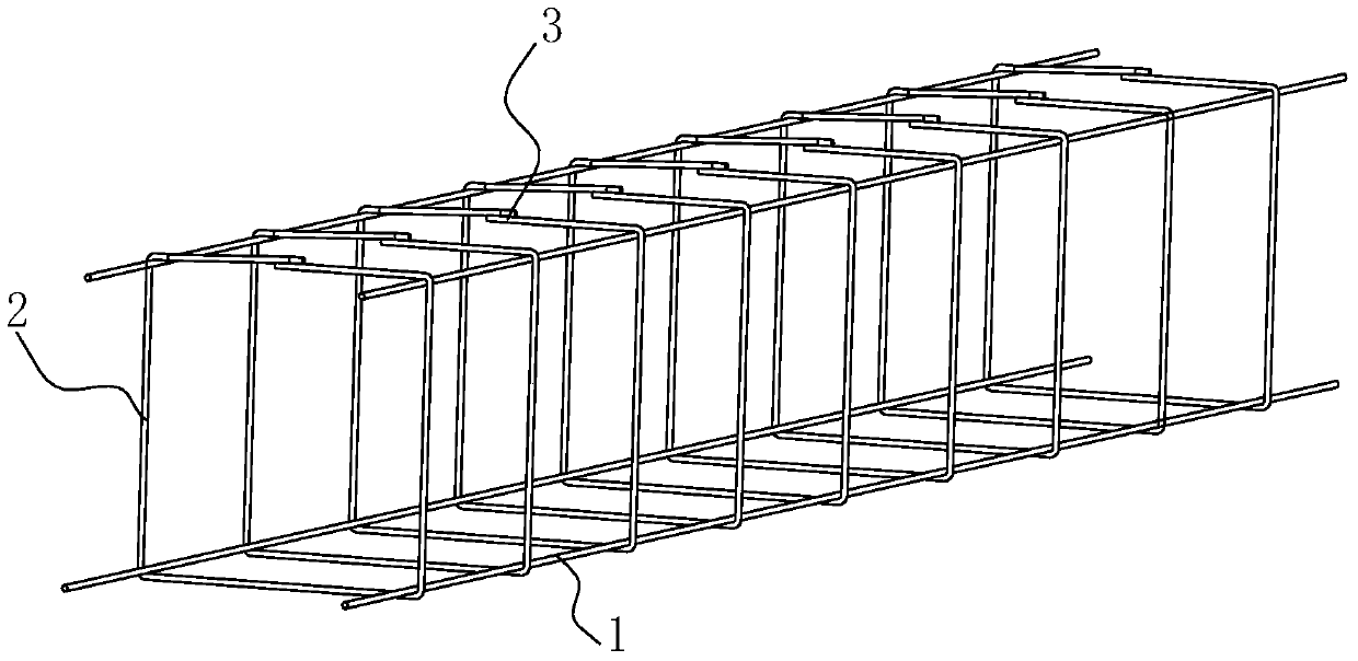 A method and device for processing a reinforced keel