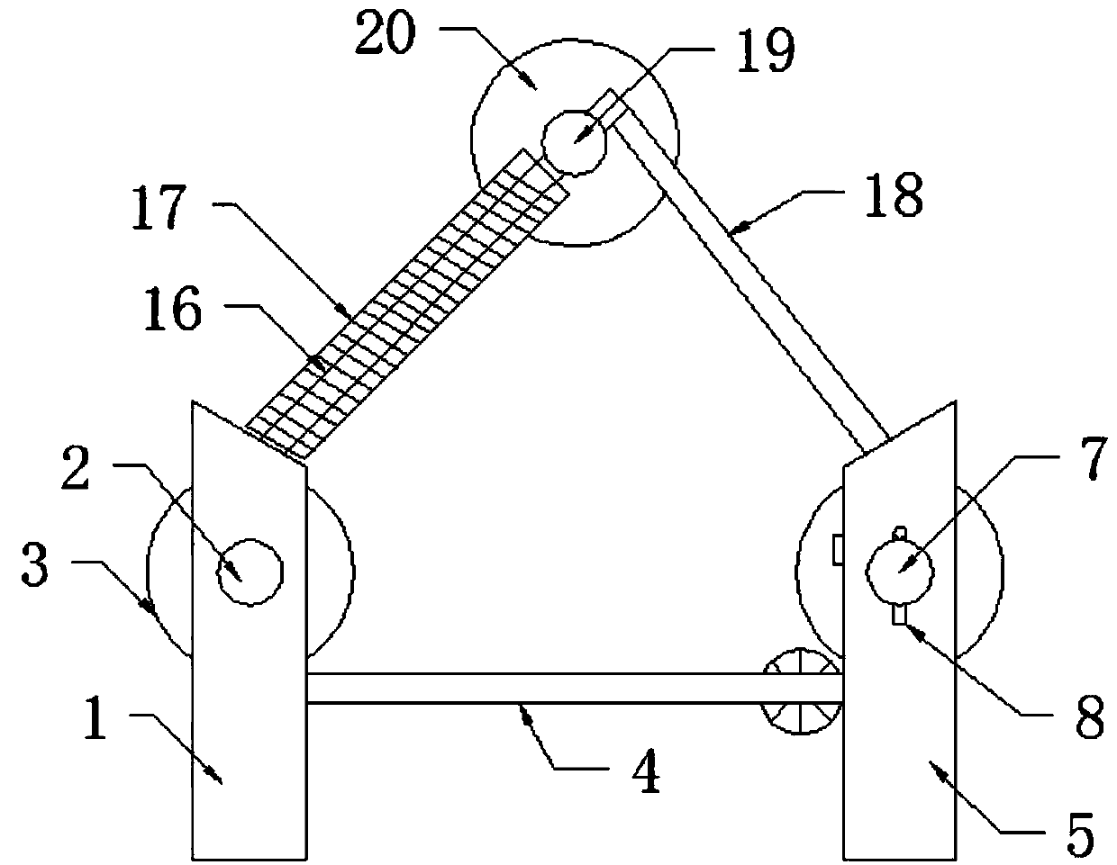 Textile fabric winding device