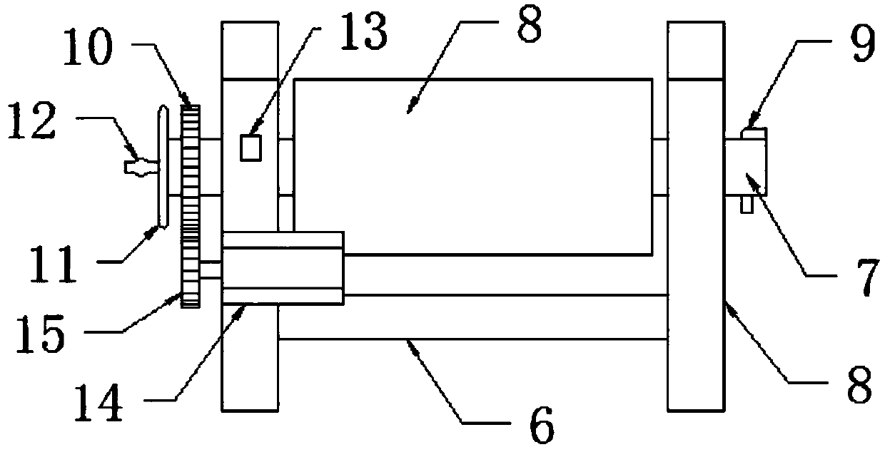 Textile fabric winding device