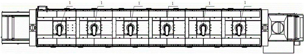 Mesh-belt built-in hot-air cyclic heating tempering furnace and heating method thereof